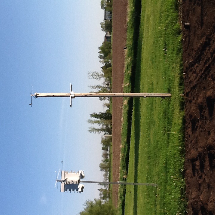 T-14 wooden pole repurposed
