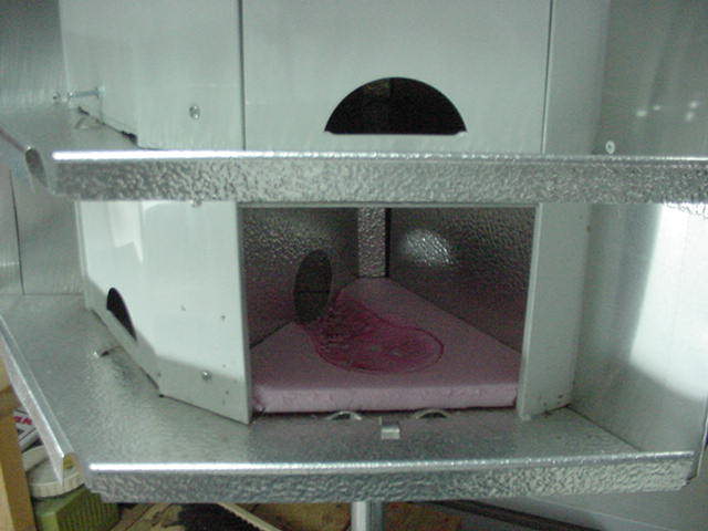 pic of my double compartments and foam board inserts.