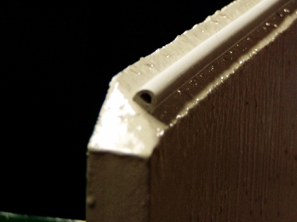 rubber weatherstriping seals exterior wall mating surfaces