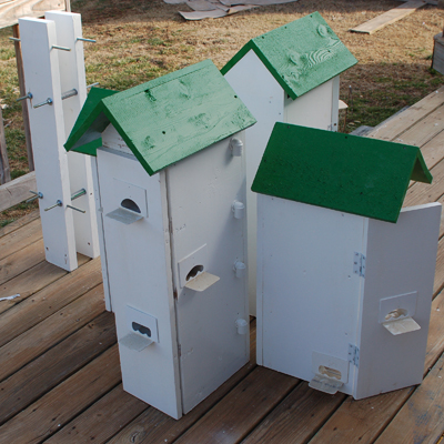 This one shows you custom tunnels installed with pvc elbows.